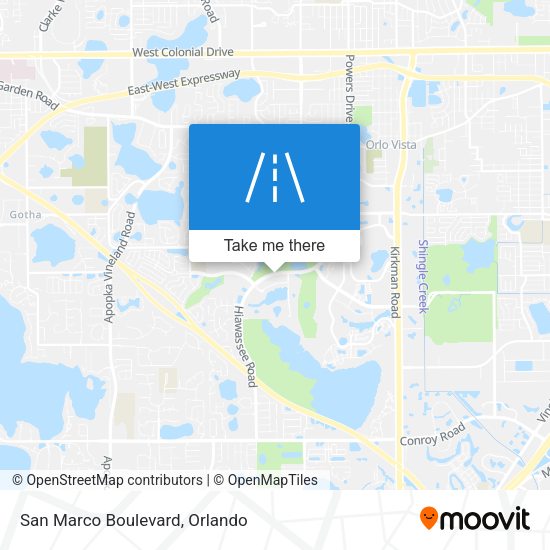 Mapa de San Marco Boulevard