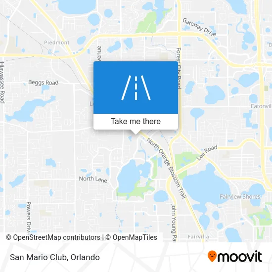 San Mario Club map