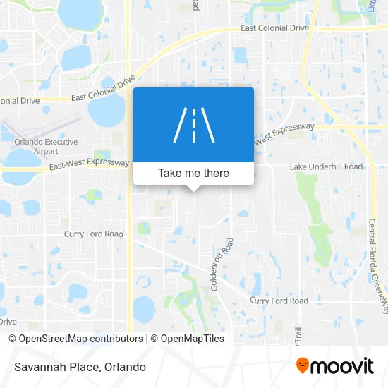 Savannah Place map