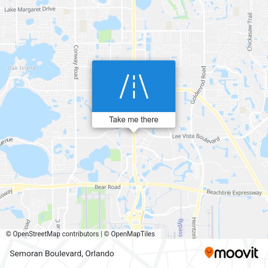 Mapa de Semoran Boulevard