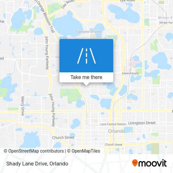 Mapa de Shady Lane Drive