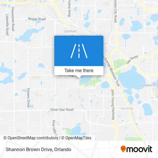 Shannon Brown Drive map