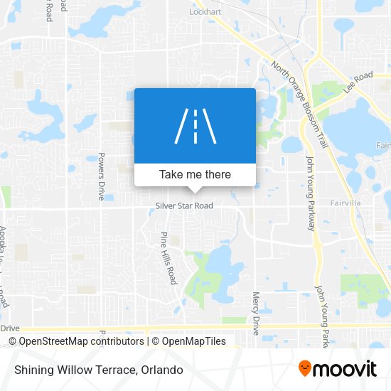 Shining Willow Terrace map