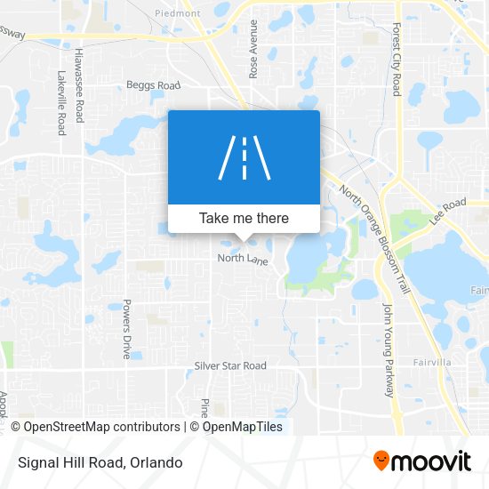 Mapa de Signal Hill Road