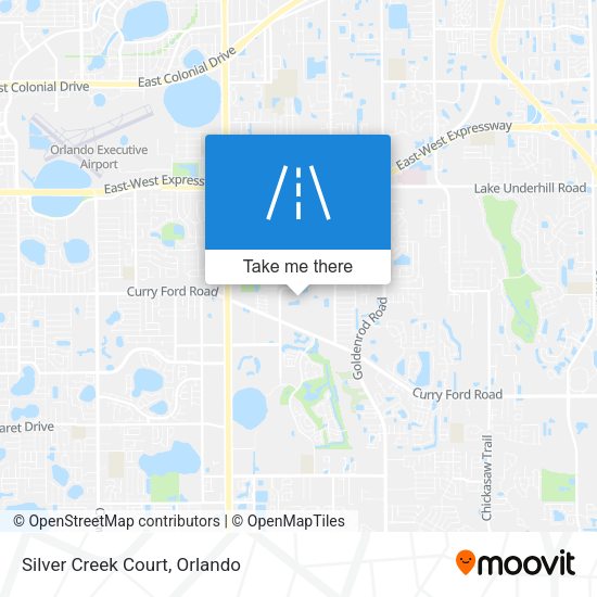 Mapa de Silver Creek Court