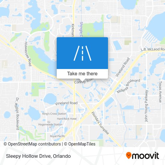 Sleepy Hollow Drive map
