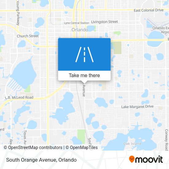 Mapa de South Orange Avenue