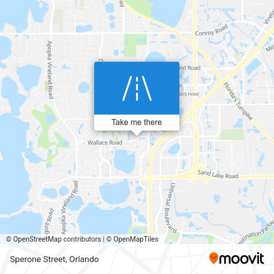 Mapa de Sperone Street