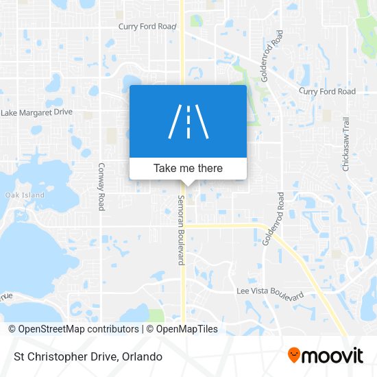 St Christopher Drive map