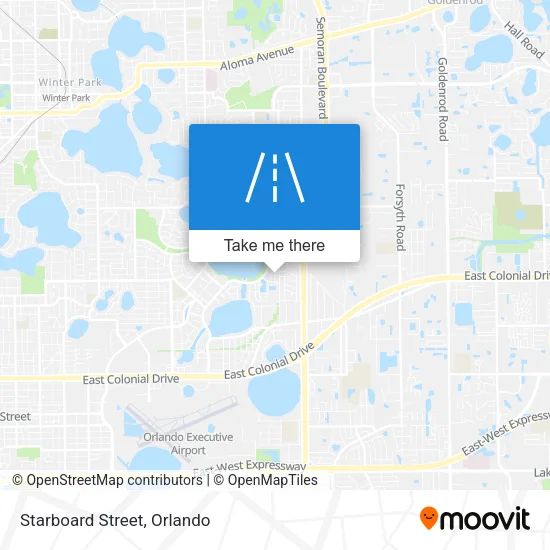 Starboard Street map