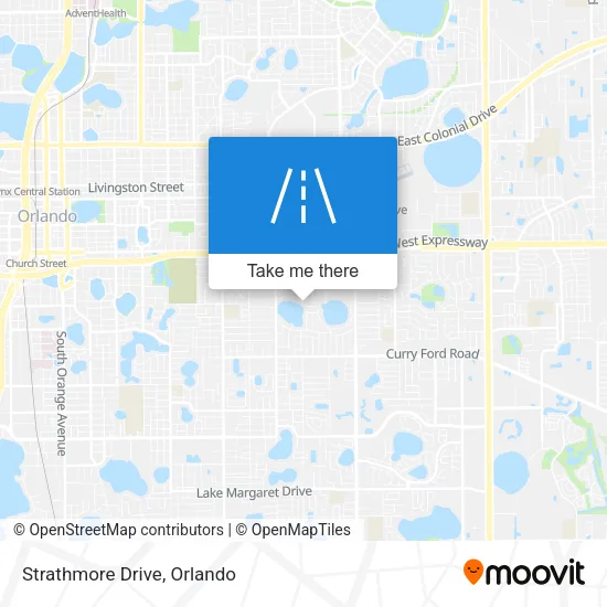 Strathmore Drive map