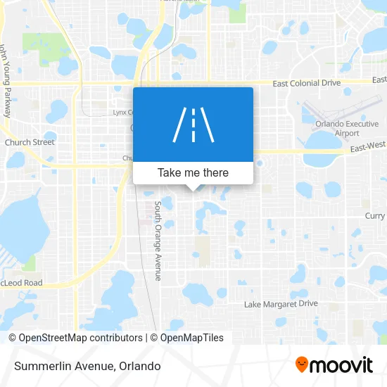 Summerlin Avenue map