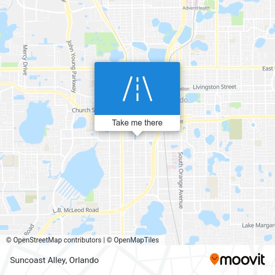 Suncoast Alley map