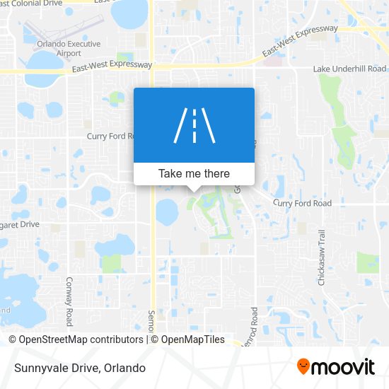 Mapa de Sunnyvale Drive