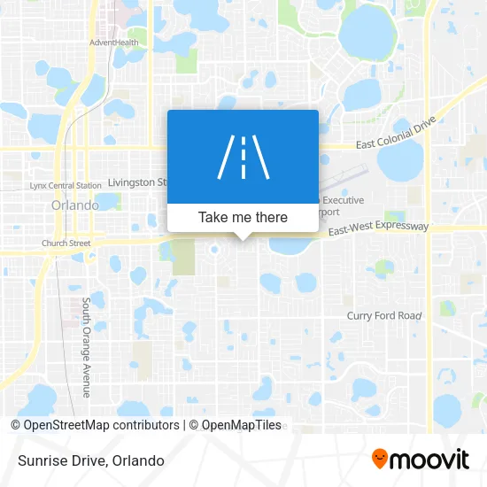 Sunrise Drive map