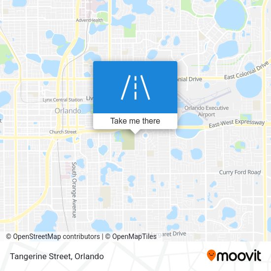 Mapa de Tangerine Street
