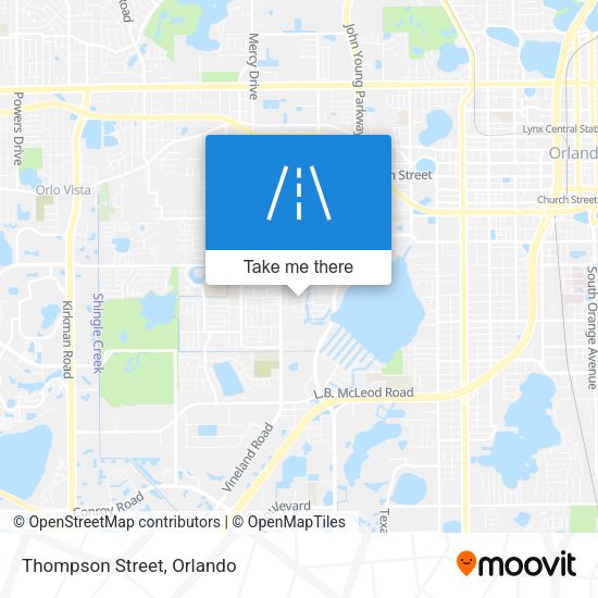 Mapa de Thompson Street