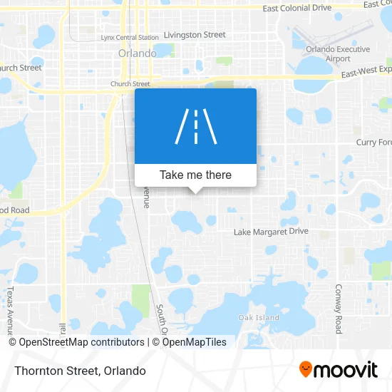 Mapa de Thornton Street