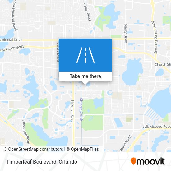 Timberleaf Boulevard map