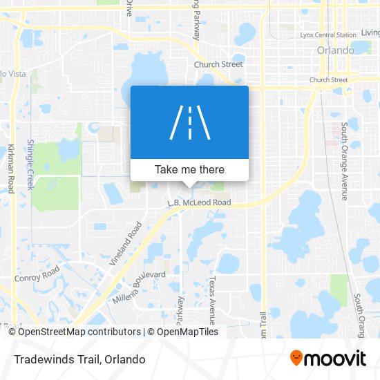 Tradewinds Trail map