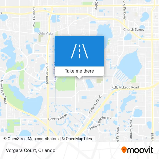 Vergara Court map