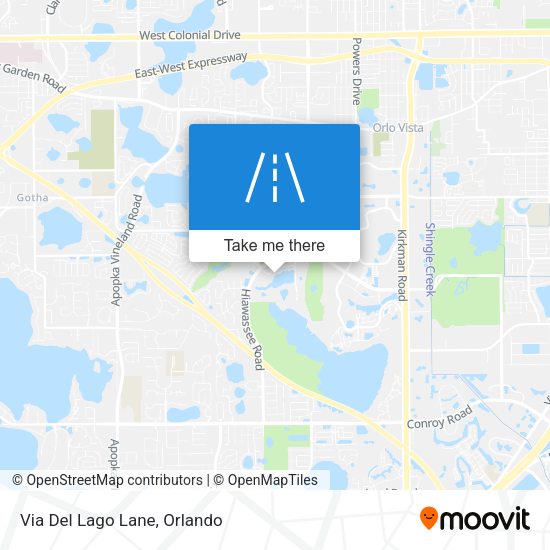 Mapa de Via Del Lago Lane