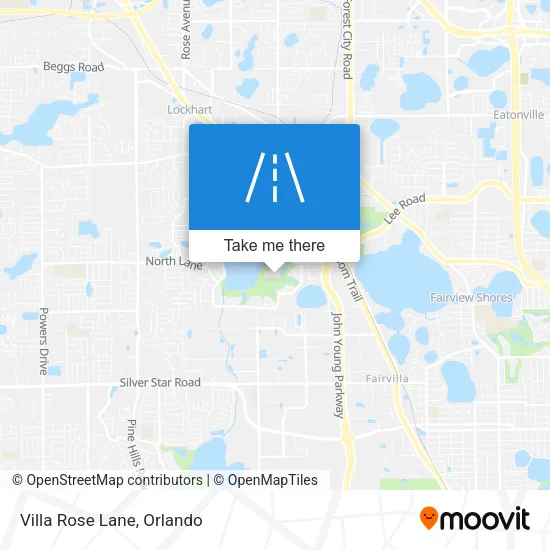 Villa Rose Lane map