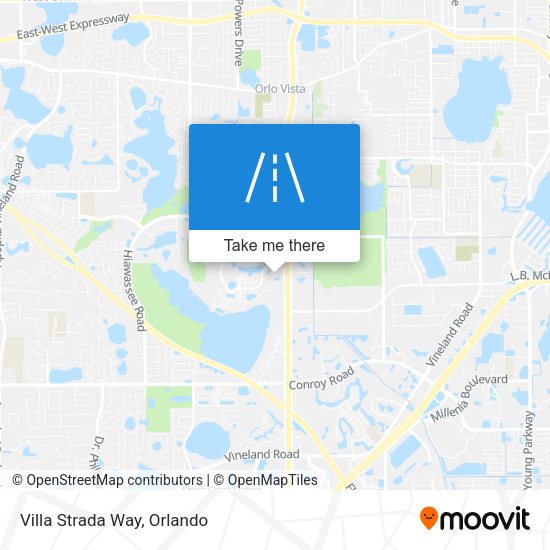 Mapa de Villa Strada Way