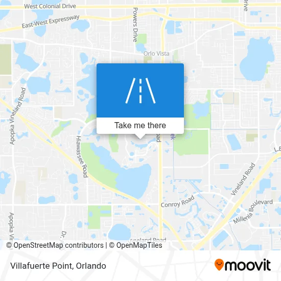Villafuerte Point map