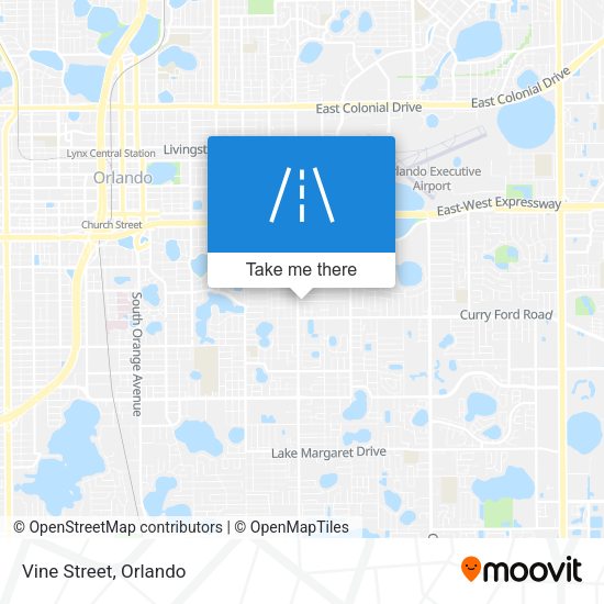 Mapa de Vine Street