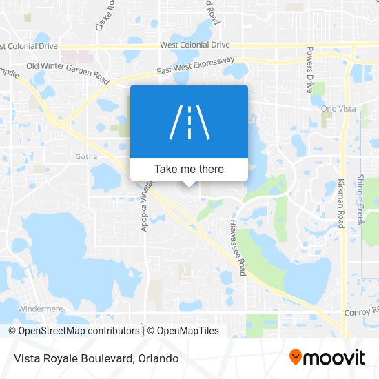 Mapa de Vista Royale Boulevard