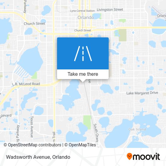 Mapa de Wadsworth Avenue