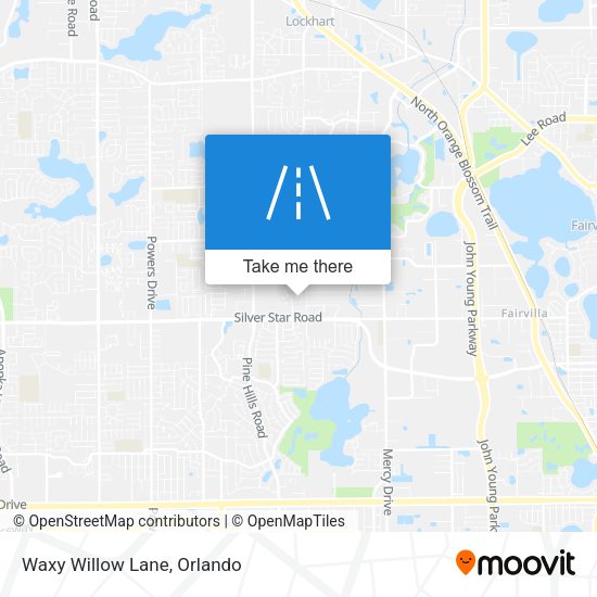 Mapa de Waxy Willow Lane