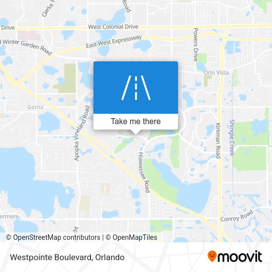 Mapa de Westpointe Boulevard