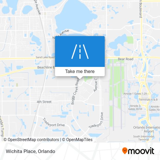 Mapa de Wichita Place