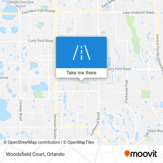 Mapa de Woodsfield Court