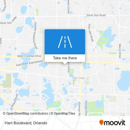 Hart Boulevard map