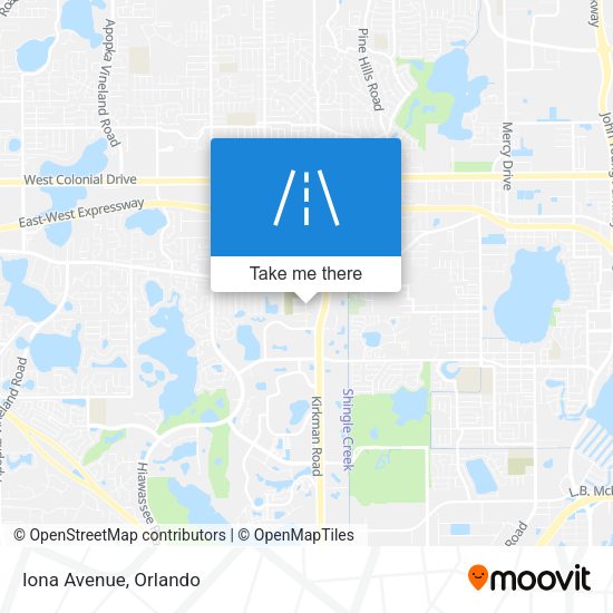 Mapa de Iona Avenue