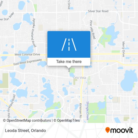 Mapa de Leoda Street