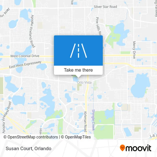 Susan Court map