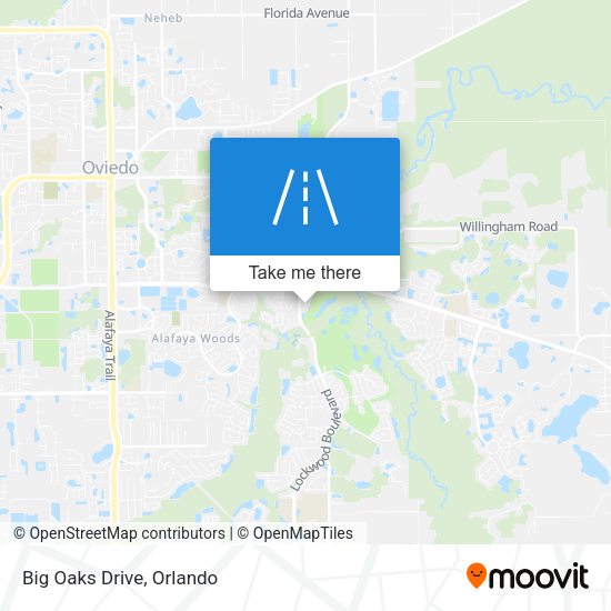 Big Oaks Drive map