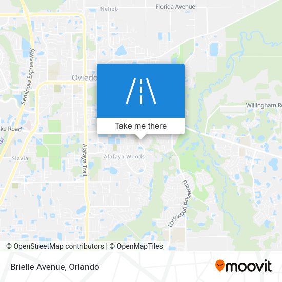 Mapa de Brielle Avenue