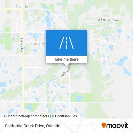 California Creek Drive map