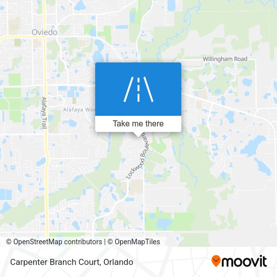 Carpenter Branch Court map