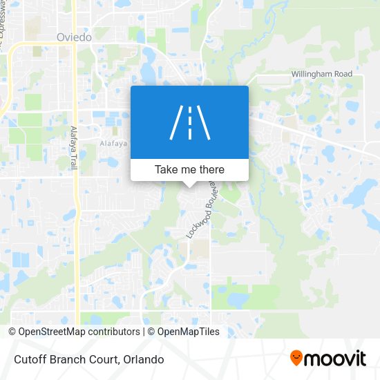 Cutoff Branch Court map