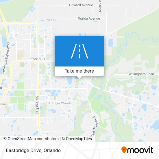 Mapa de Eastbridge Drive