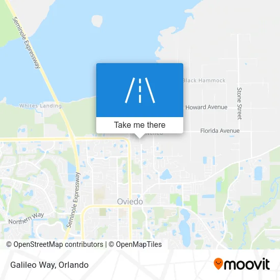 Galileo Way map