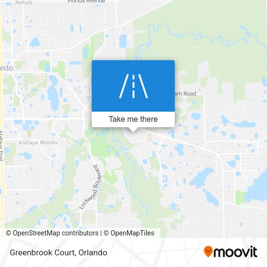 Mapa de Greenbrook Court