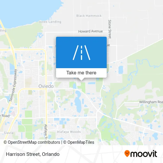 Harrison Street map
