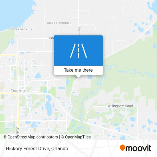 Hickory Forest Drive map